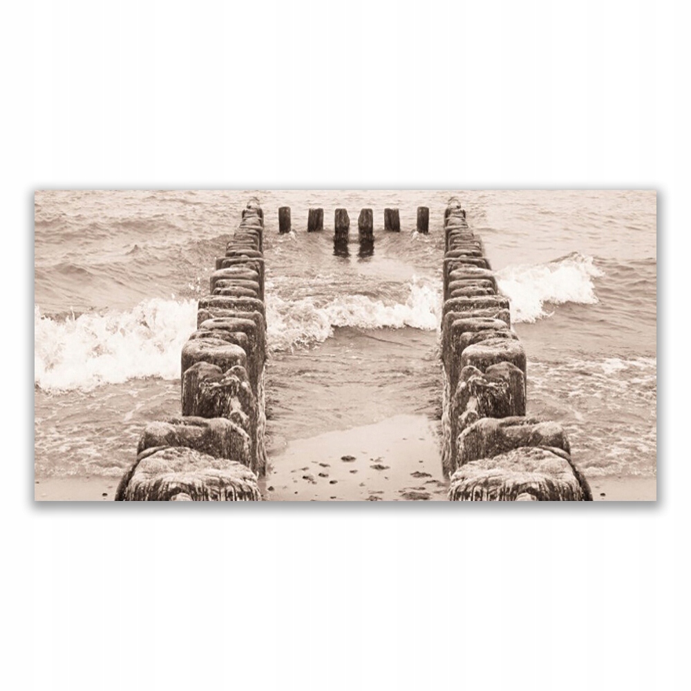 

Fotoobraz akryl 120x60 cm Ocean Plaża Architektura