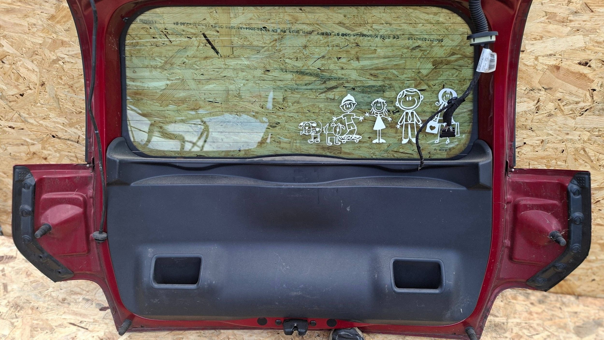 trunk door boot CITROEN C3 PICASSO 2008