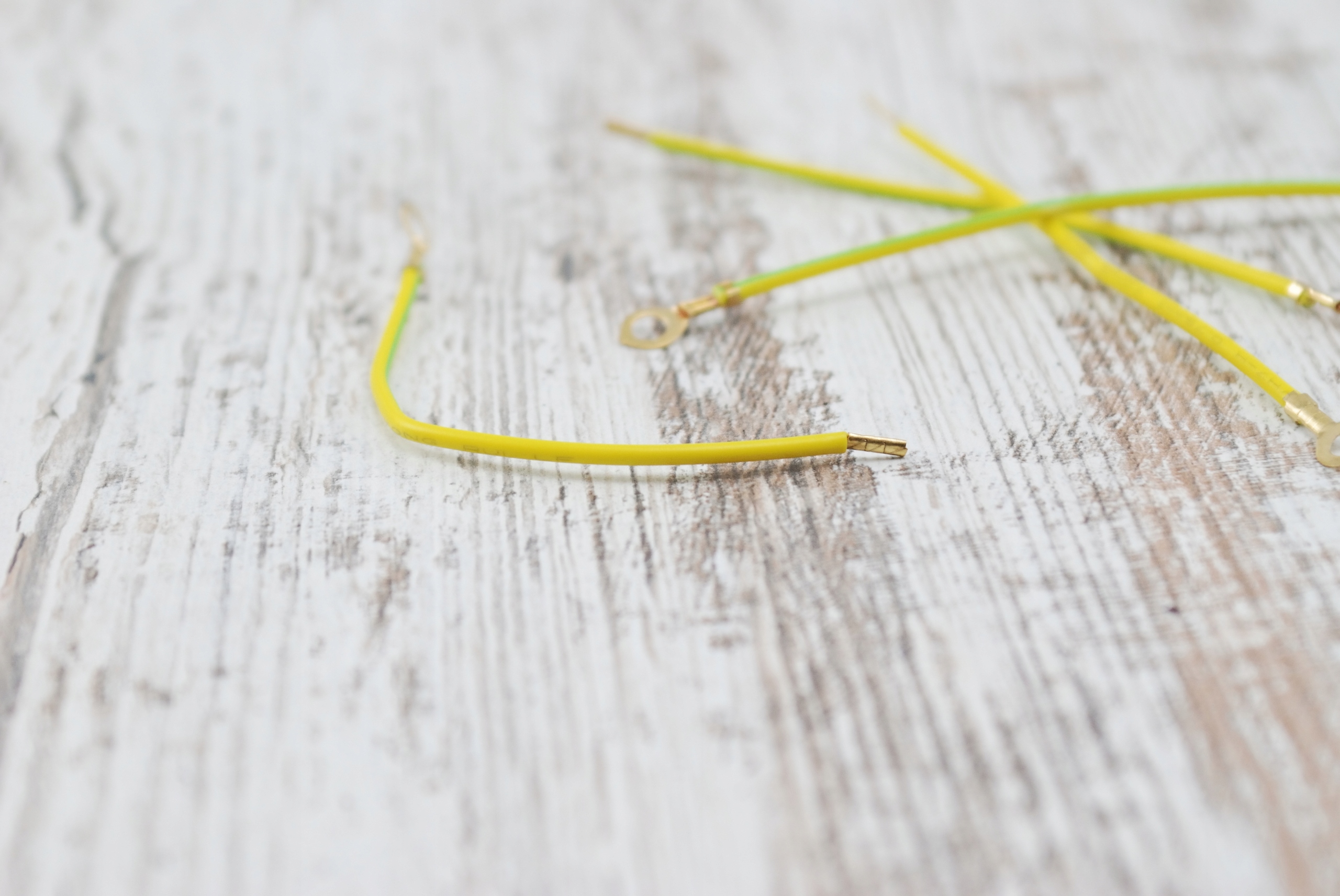 kabel z oczkiem 10cm uziom przewód uziemiający m4 do lampa loft retro DIY Marka inna