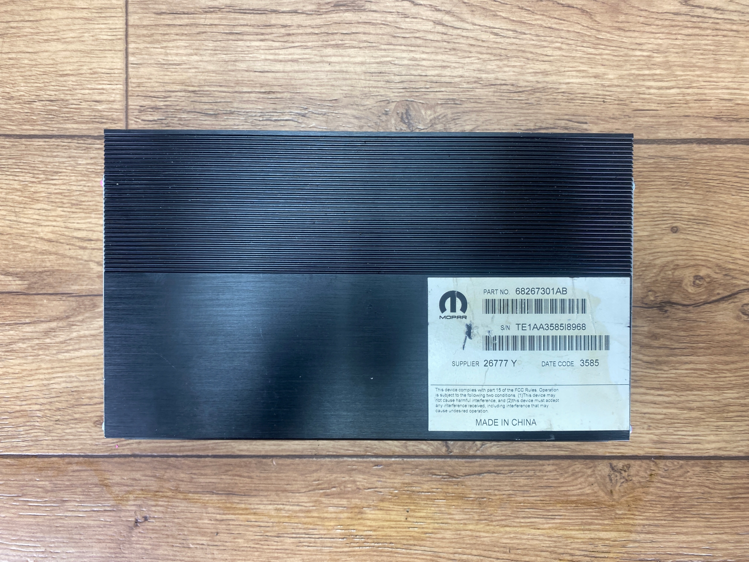 amplifier audio Dodge Challenger Charger 2015+ USA
