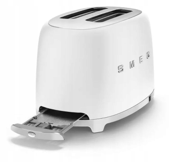 TOSTER SMEG TSF01WHMEU RETRO 50's BIAŁY MAT 950W Marka Smeg