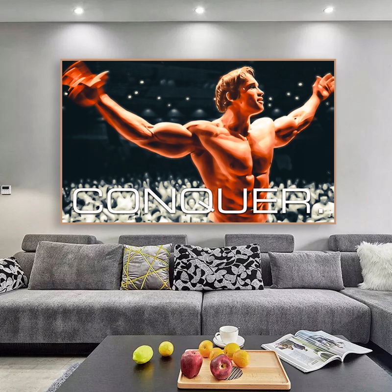 Obraz na płótnie Arnold Schwarzenegger 100x60cm Wysokość produktu 60 cm