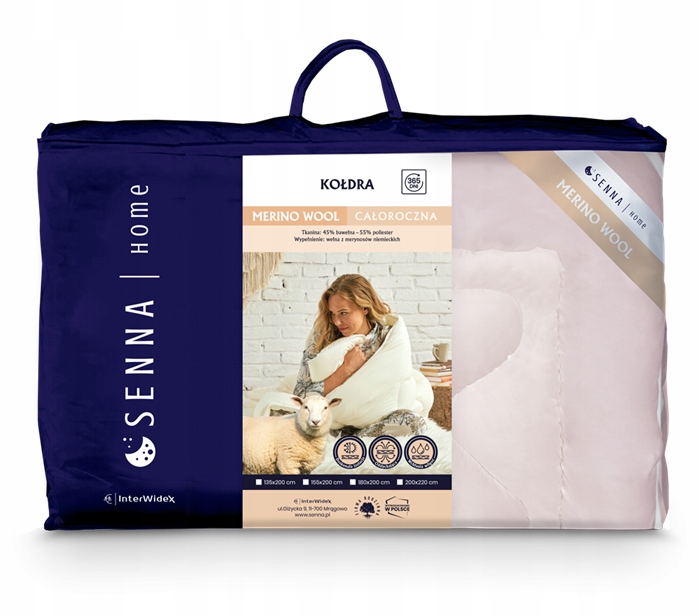 

Inter Widex Kołdra 155x200 Merino Wool Wełniana