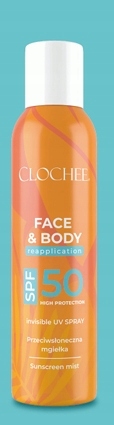CLOCHEE_Face&Body sluneční ochranná mlha na tělo a obličej S