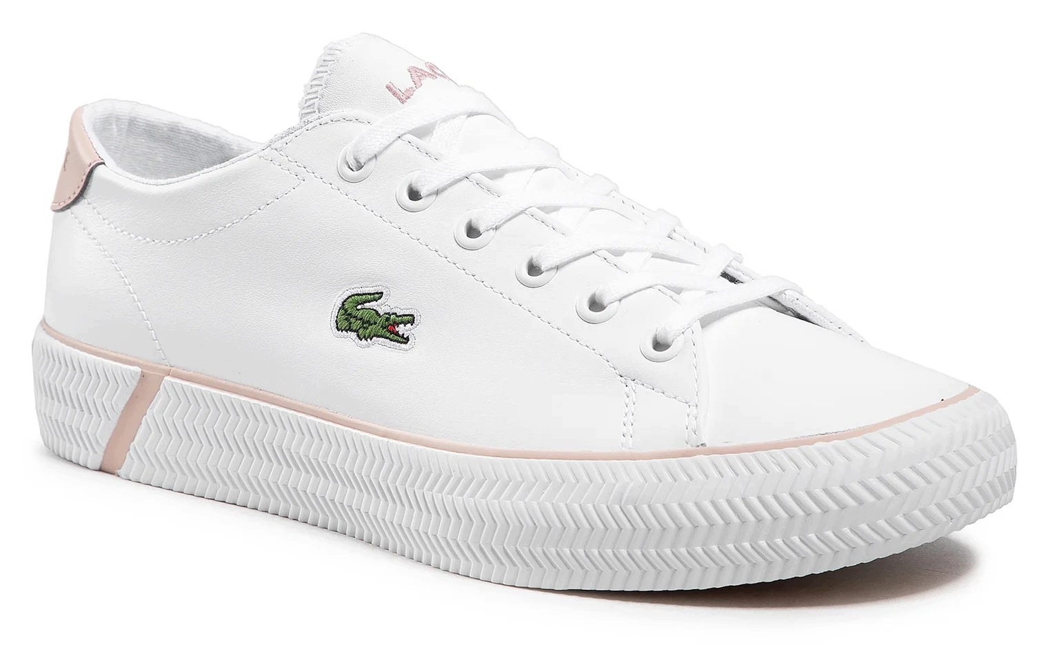 Dámské boty Lacoste Gripshot bílé kožené sportovní 41