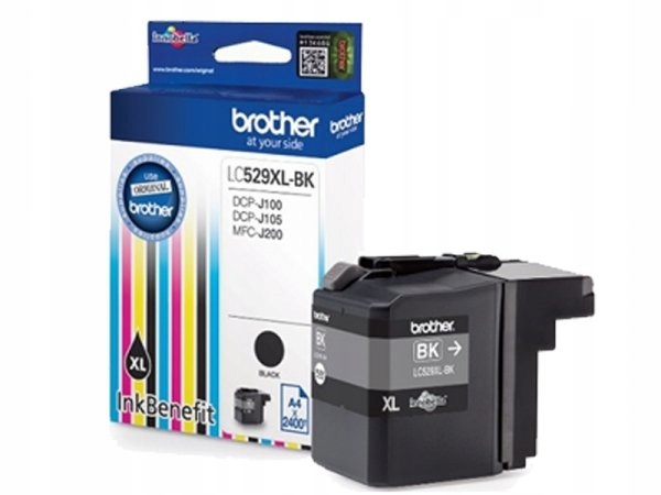 Tusz BROTHER LC529XLBK Black Oryginalny DCP-J105