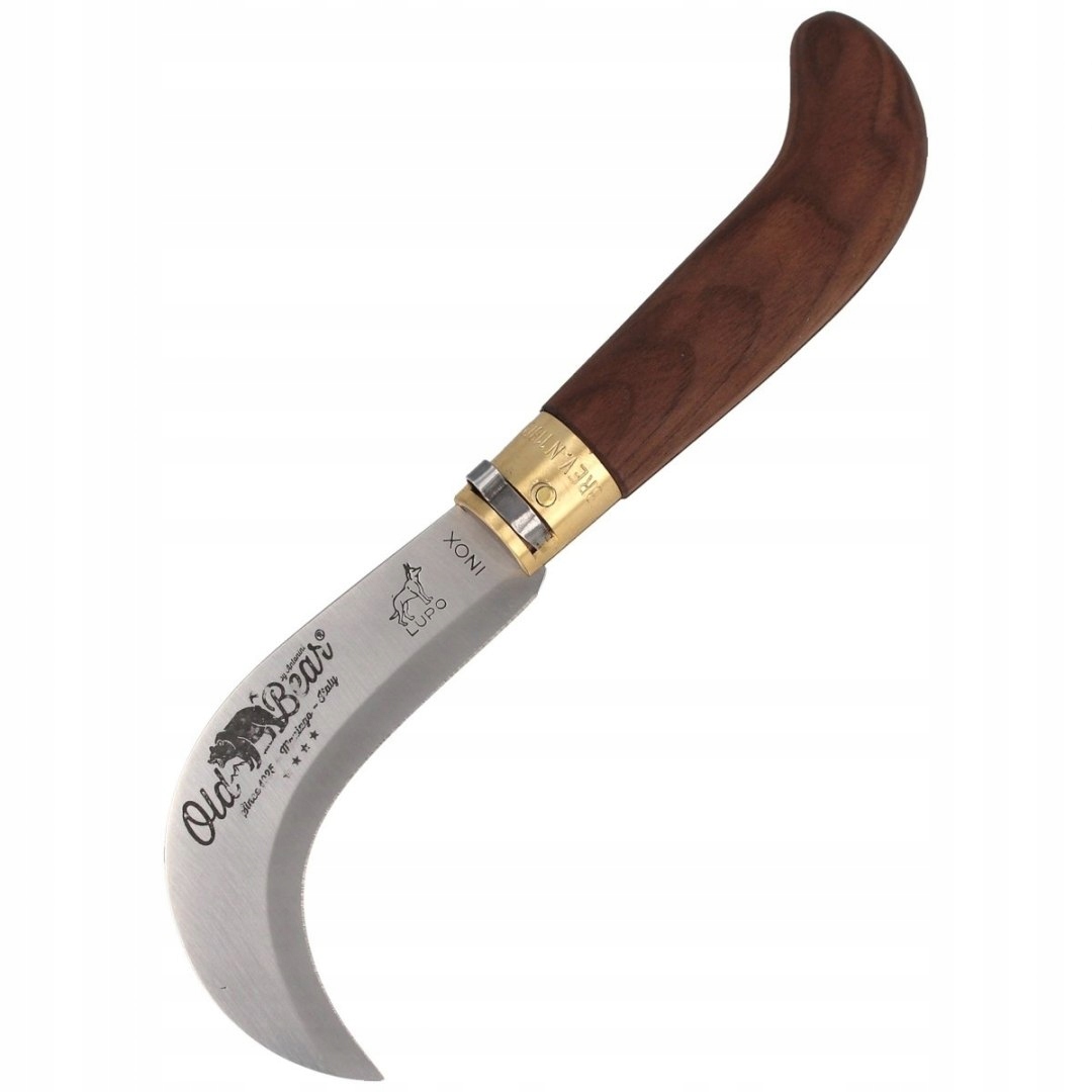 Nóż ogrodniczy składany Antonini Old Bear Classical Pruning 215 mm orzech