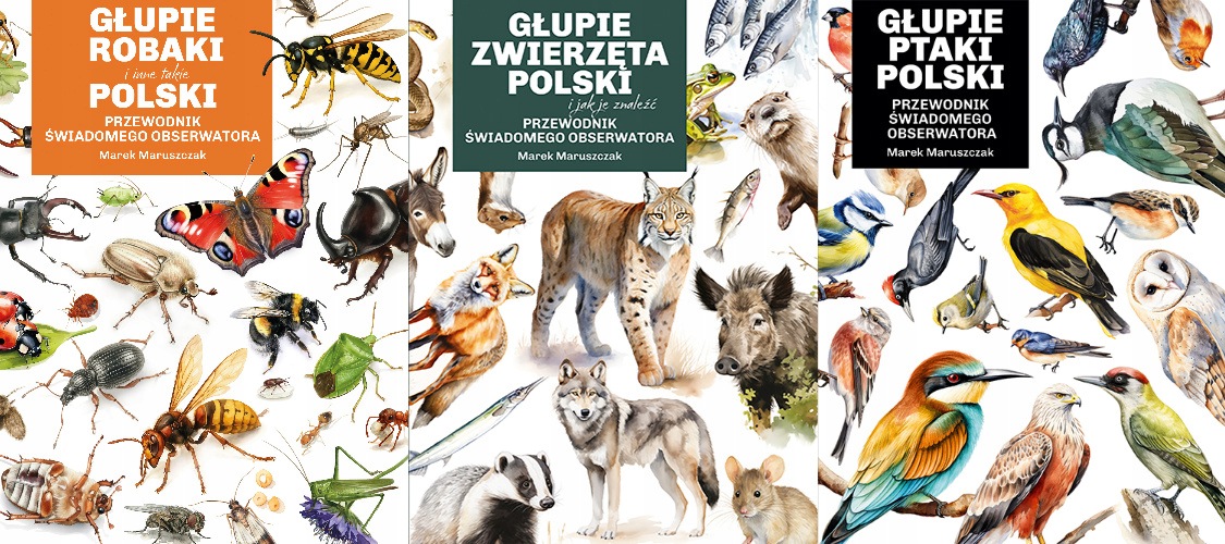 1) Głupie robaki Polski 2) Głupie ptaki Polski 3) Głupie zwierzęta Polski