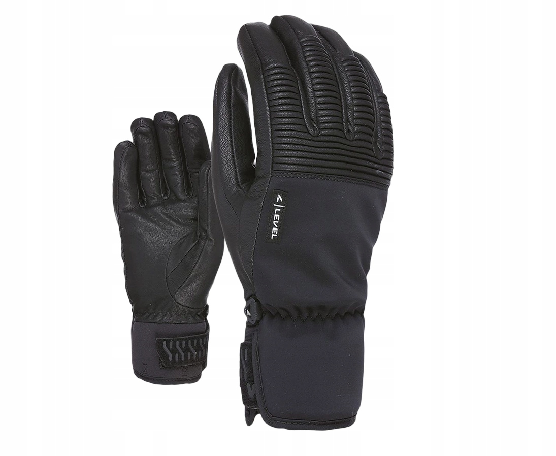 Rękawice Level narciarskie męskie skórzane r. S