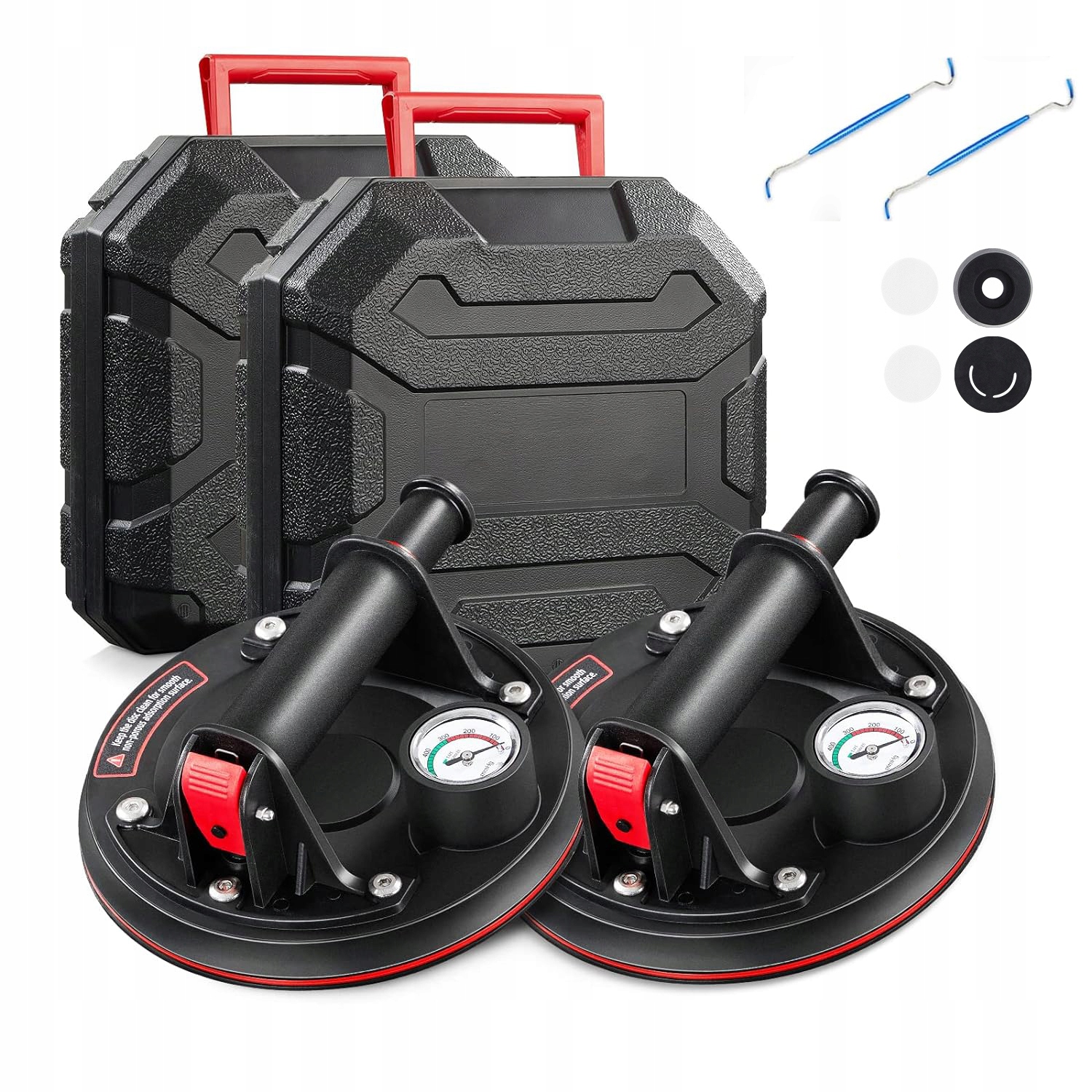 Přísavka S Pumpičkou A Manometrem Na Dlaždice Glazury Skel 2ks