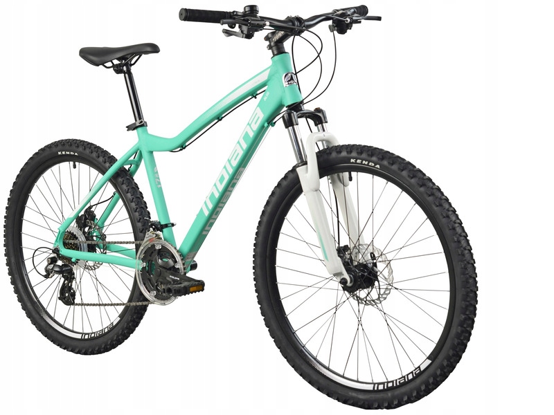Rower górski Mtb Indiana X-Pulser 2.6 21 Bieg 26 cali damski Miętowo-biały