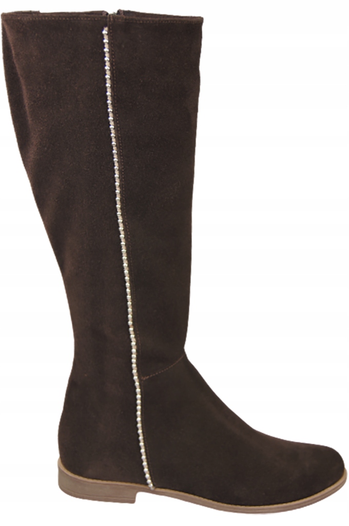 Kozaki Damskie skóra naturalna 153 ElitaBut