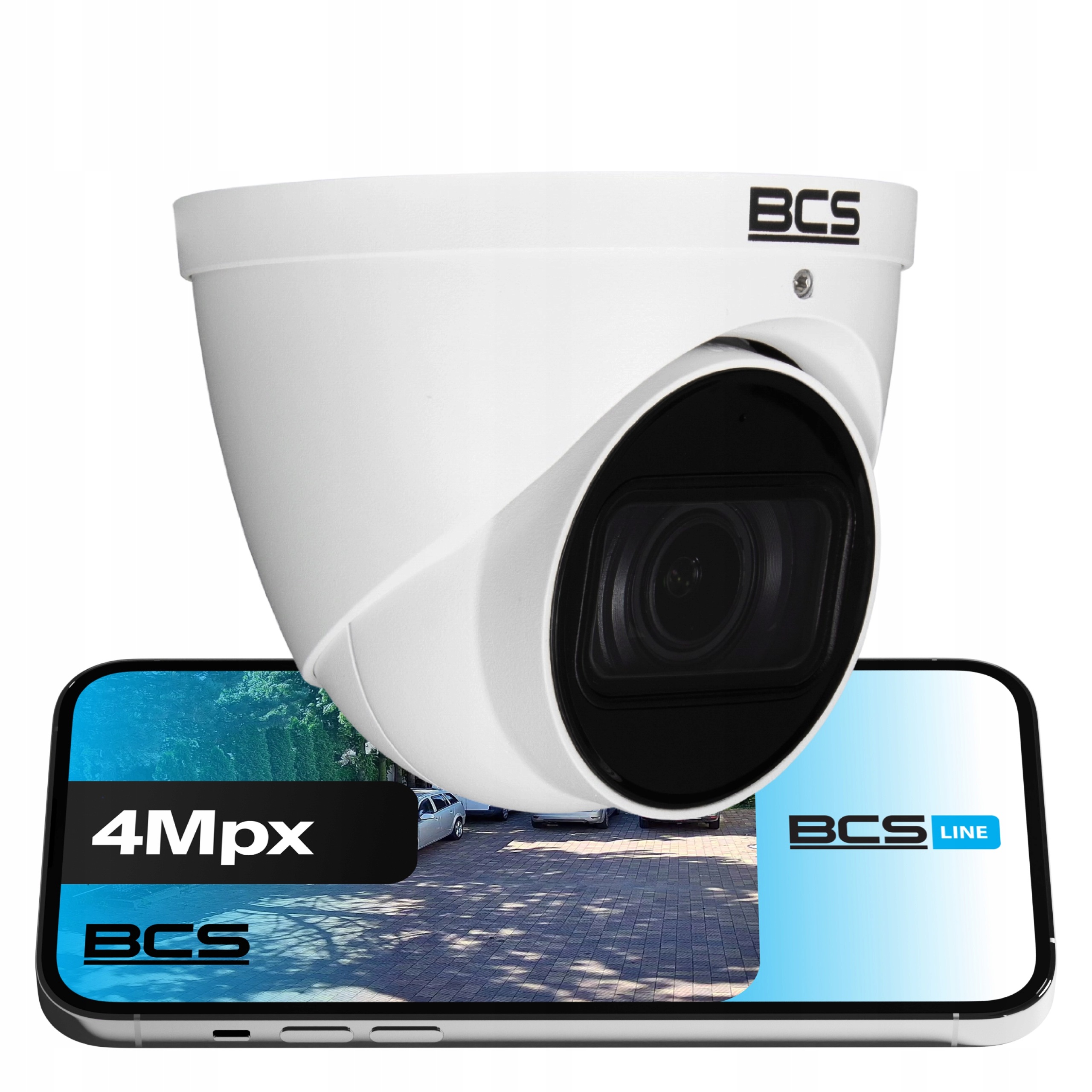 Kopulová Ip kamera Bcs 4 Mp motozoom 2.8-12 mm Ir 50 m Wdr PoE IP67 aplikace