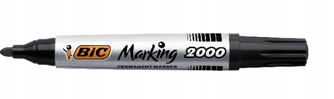 

Marker permanentny okrągły 1,7mm Bic 2000 czarny