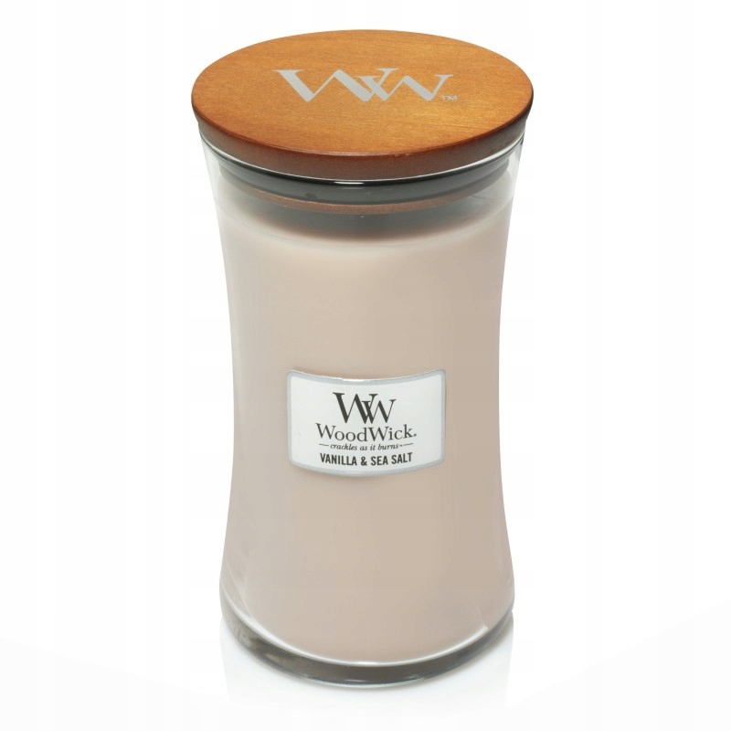 

WoodWick duża Vanilla & Sea Salt