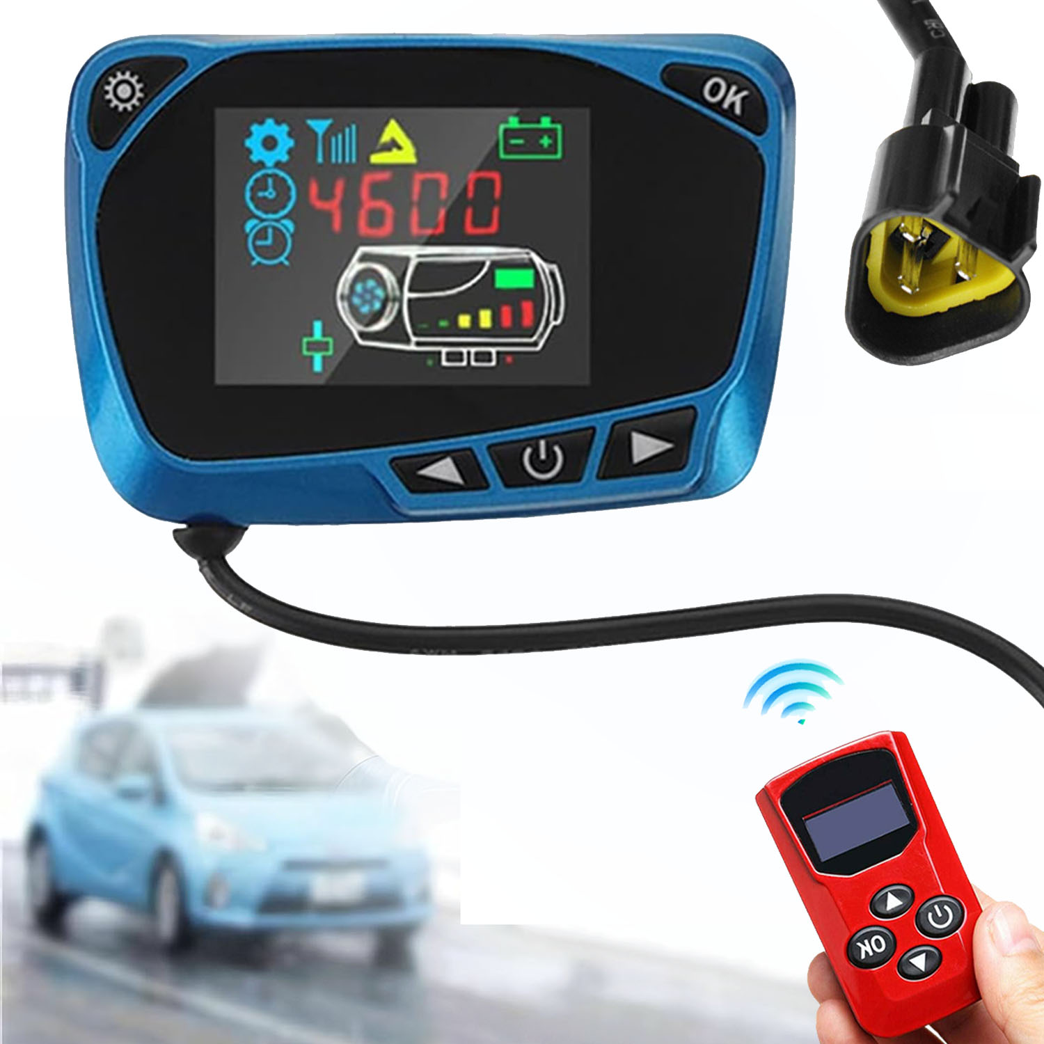 Sada Nezávislého Topení Ovladač LCD Easy Read Display Auto Nákladní Automobil