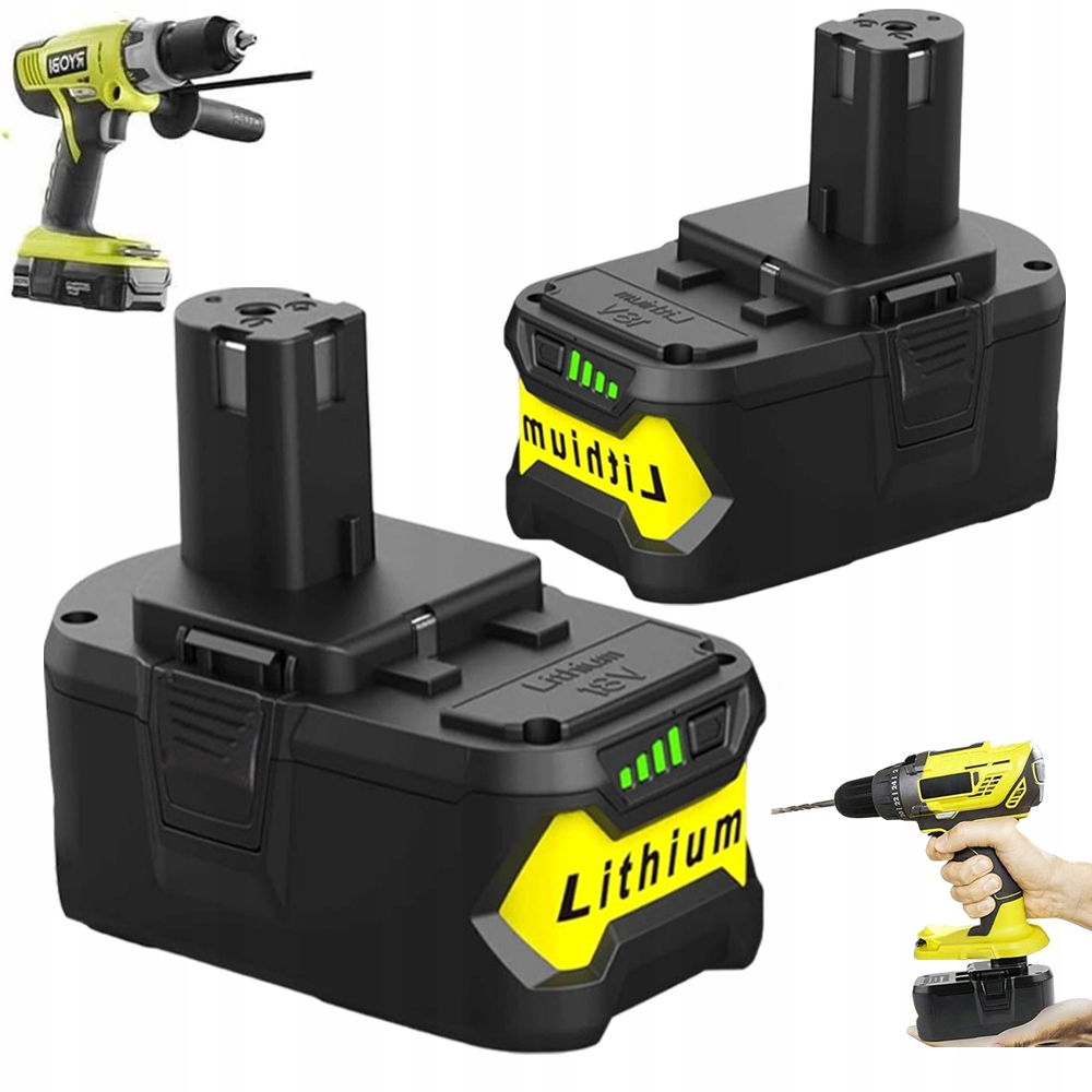 2KS Akumulátor, Náhrada 18 V Pro Elektrické Nářadí Ryobi RB18L50 RB18L40