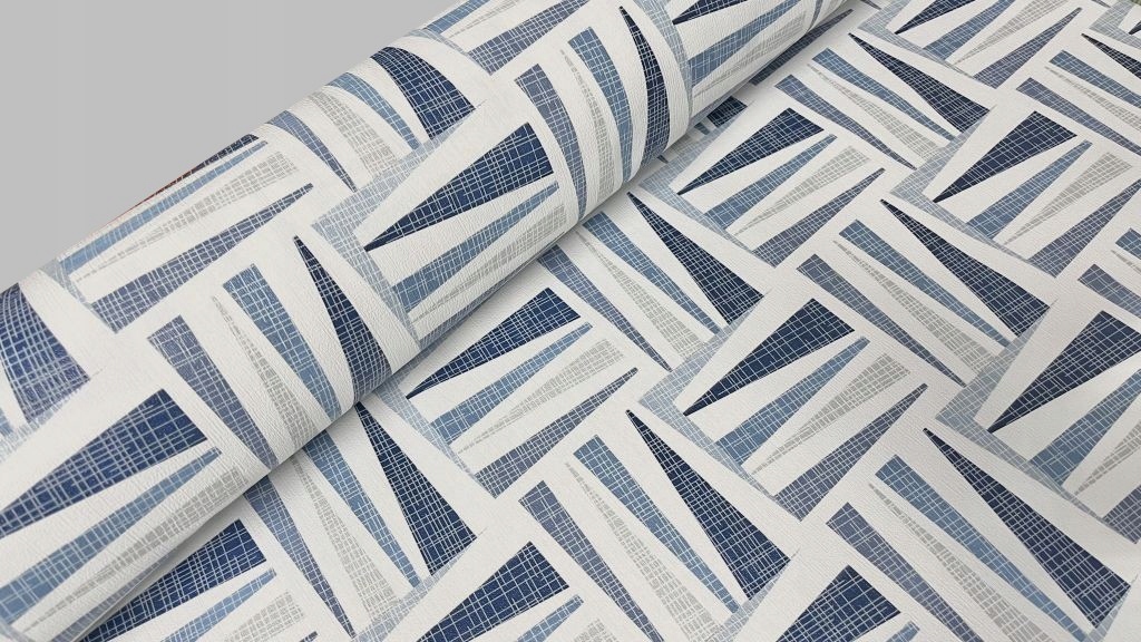 CERATA, CERATY, OBRUS, OBRUSY, BIAŁA - GRANATOWA - NIEBIESKA - POPIELATA Kod producenta 123 B