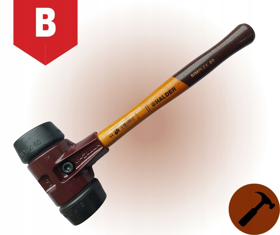 

Młotek 60mm brukarski Simplex końcówki ze średniot