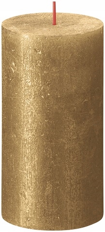 

Bolsius Świeca Rustic Shimmer 130/68 Złoty