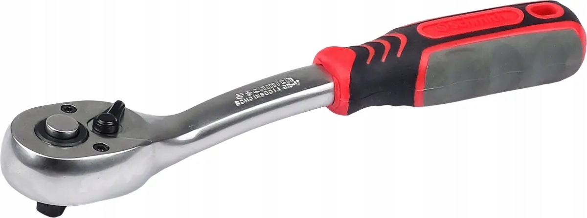 Grzechotka 1/4" 72 zęby odgięta klucz nasadowy CrV Quick Release Schmith