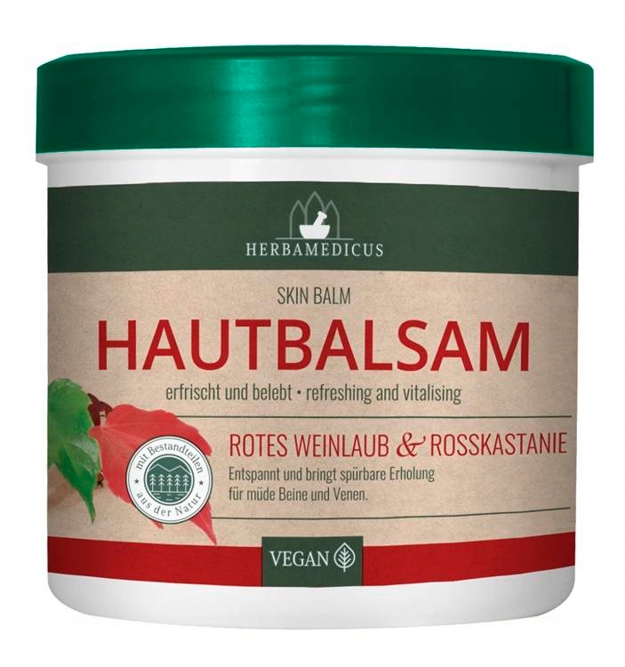 

Żel Nogi 250ml Hautbalsam kasztanowiec winogrona b