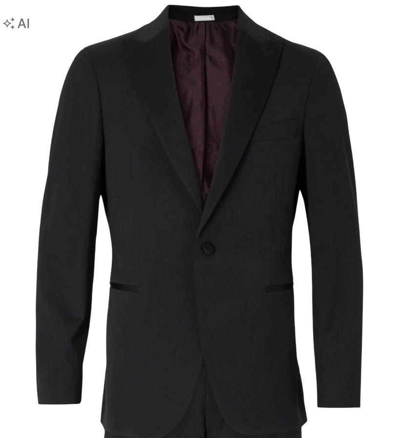 Marynarka Michael Kors Tuxedo Peak Lape R56 czarny