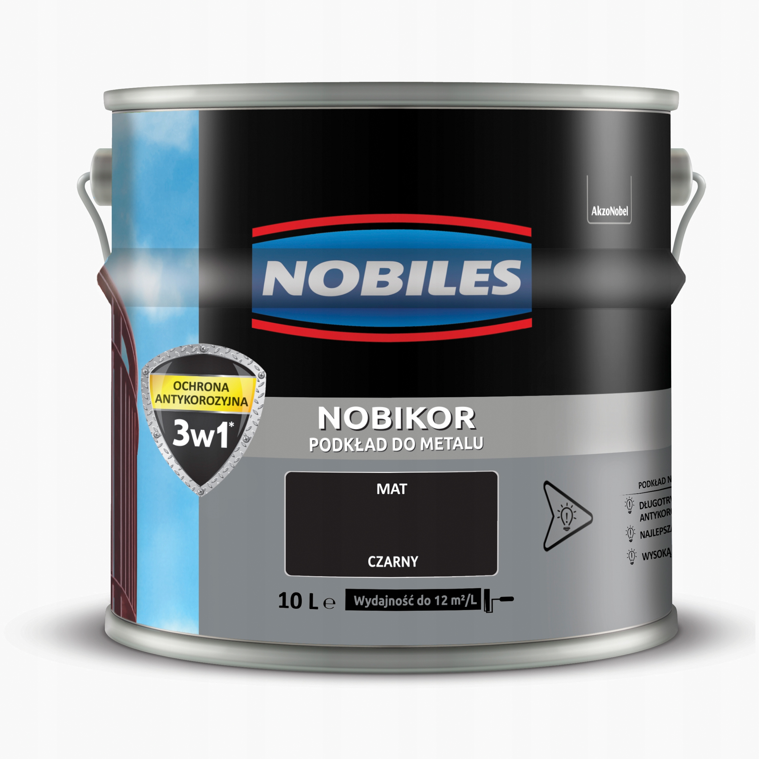 Nobiles Nobikor Antikorózna Podložka 10 L Čierna Matná