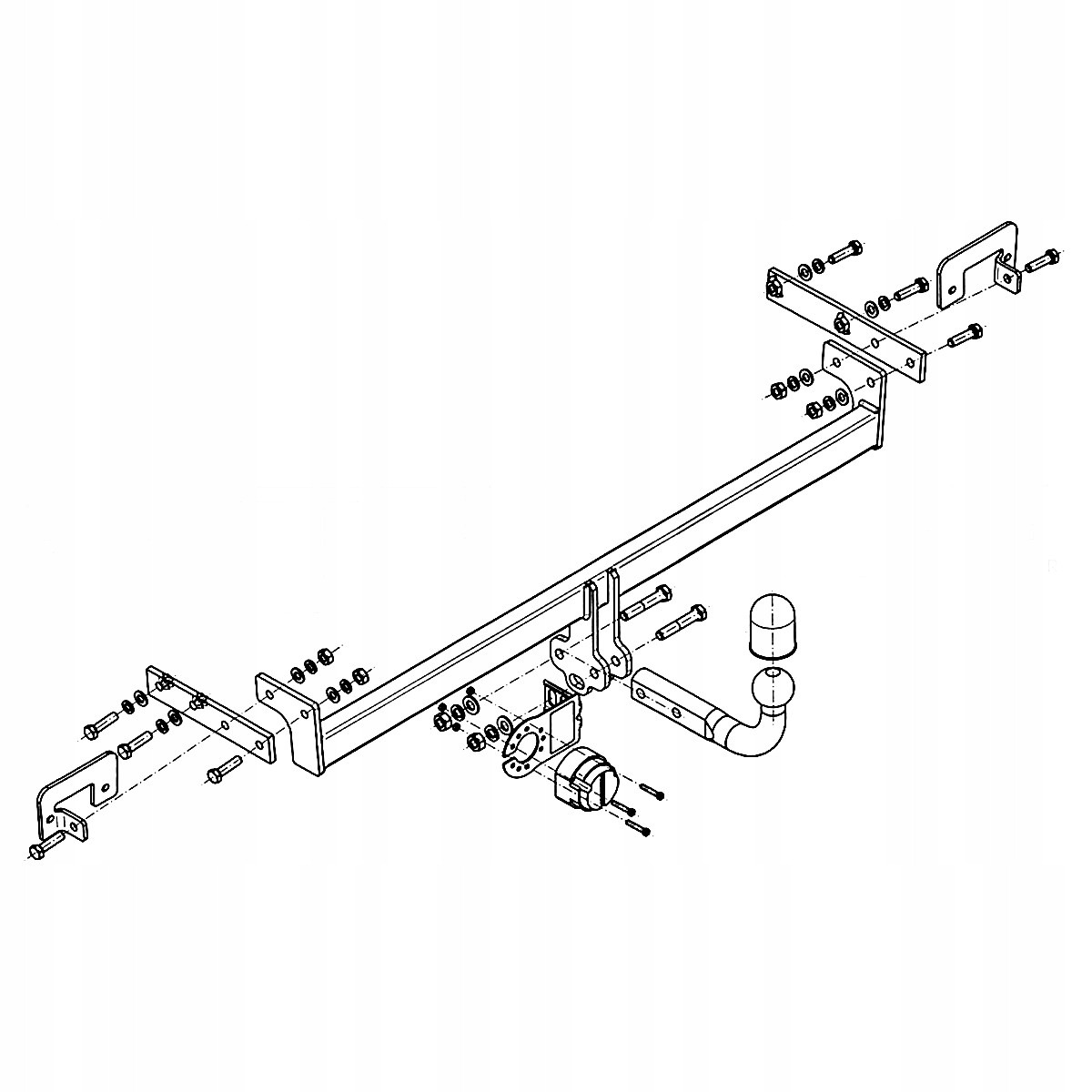 Hak holowniczy Suzuki Celerio Hatchback 14-21 MODUŁ WIĄZKA 13 PIN GRATIS Producent Steinhof