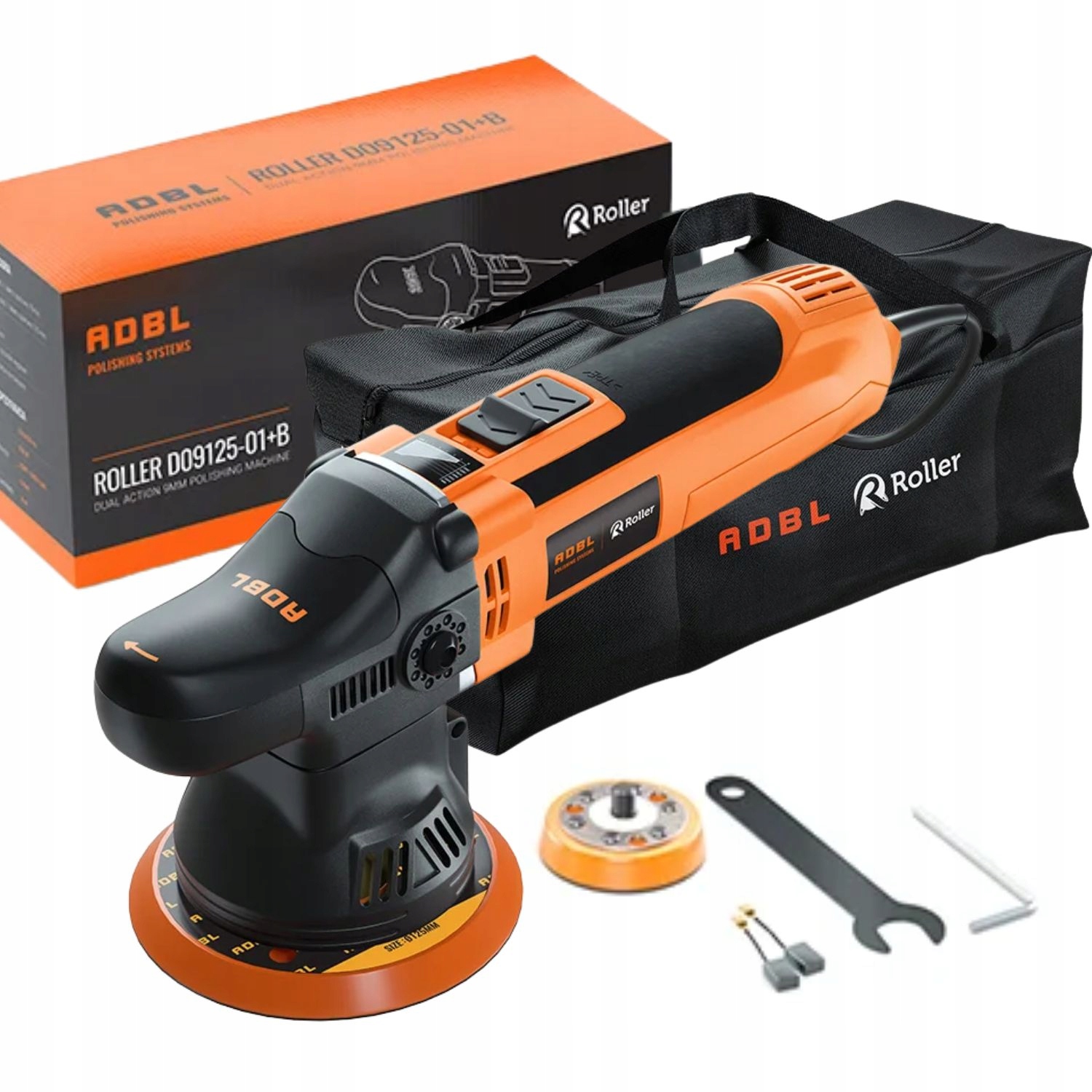 Adbl Roller D09125-01 Taška Talíř 75 mm Kabel 8 M