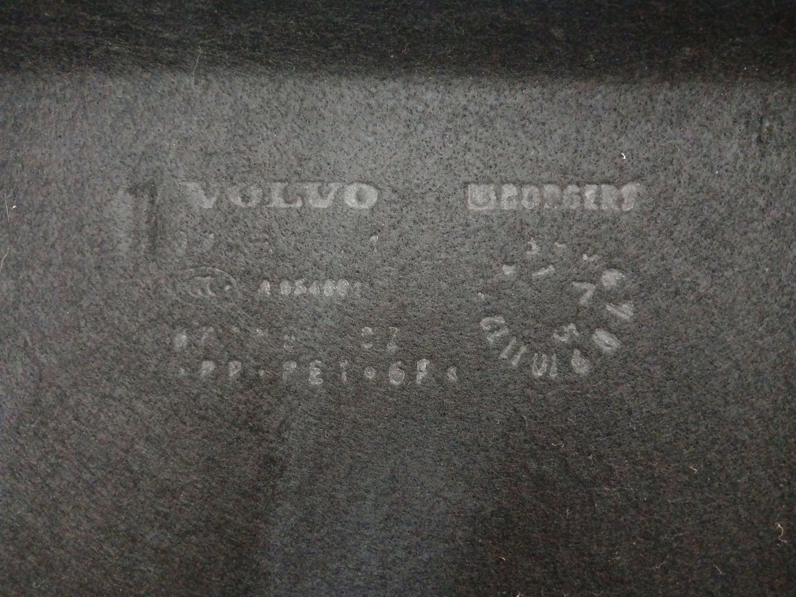 plato boot VOLVO V40 II HATCHBACK