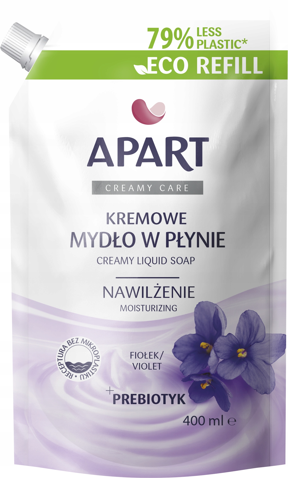 

Apart Natural zapas mydło fiołek violet 400 ml