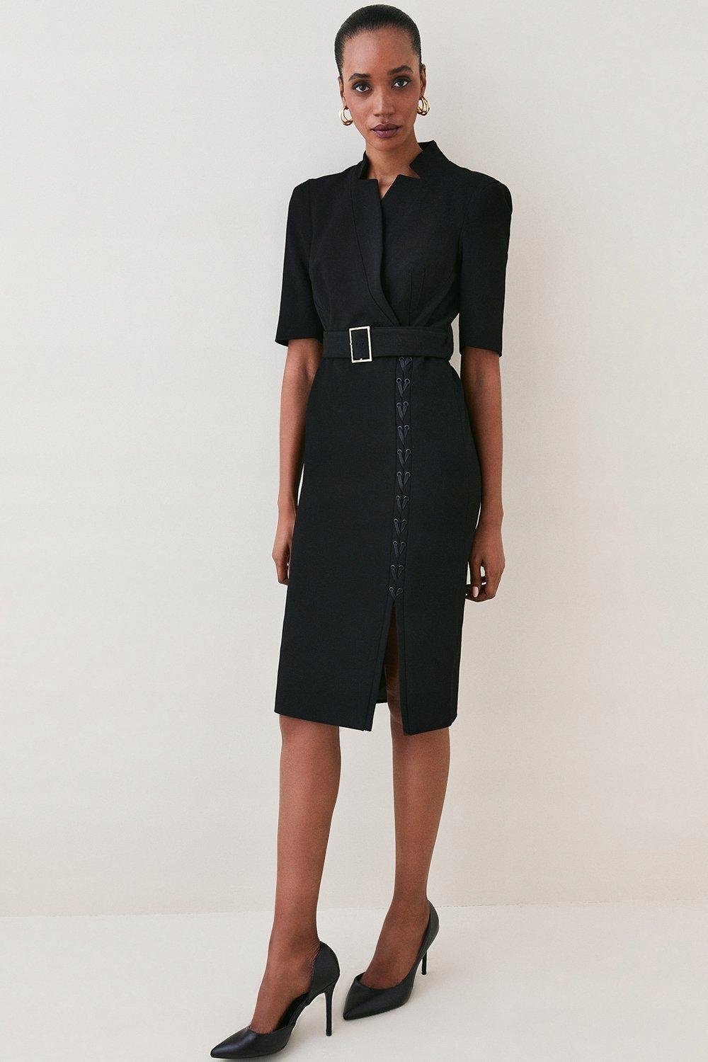Karen Millen Sukienka Czarna 38 Mwa