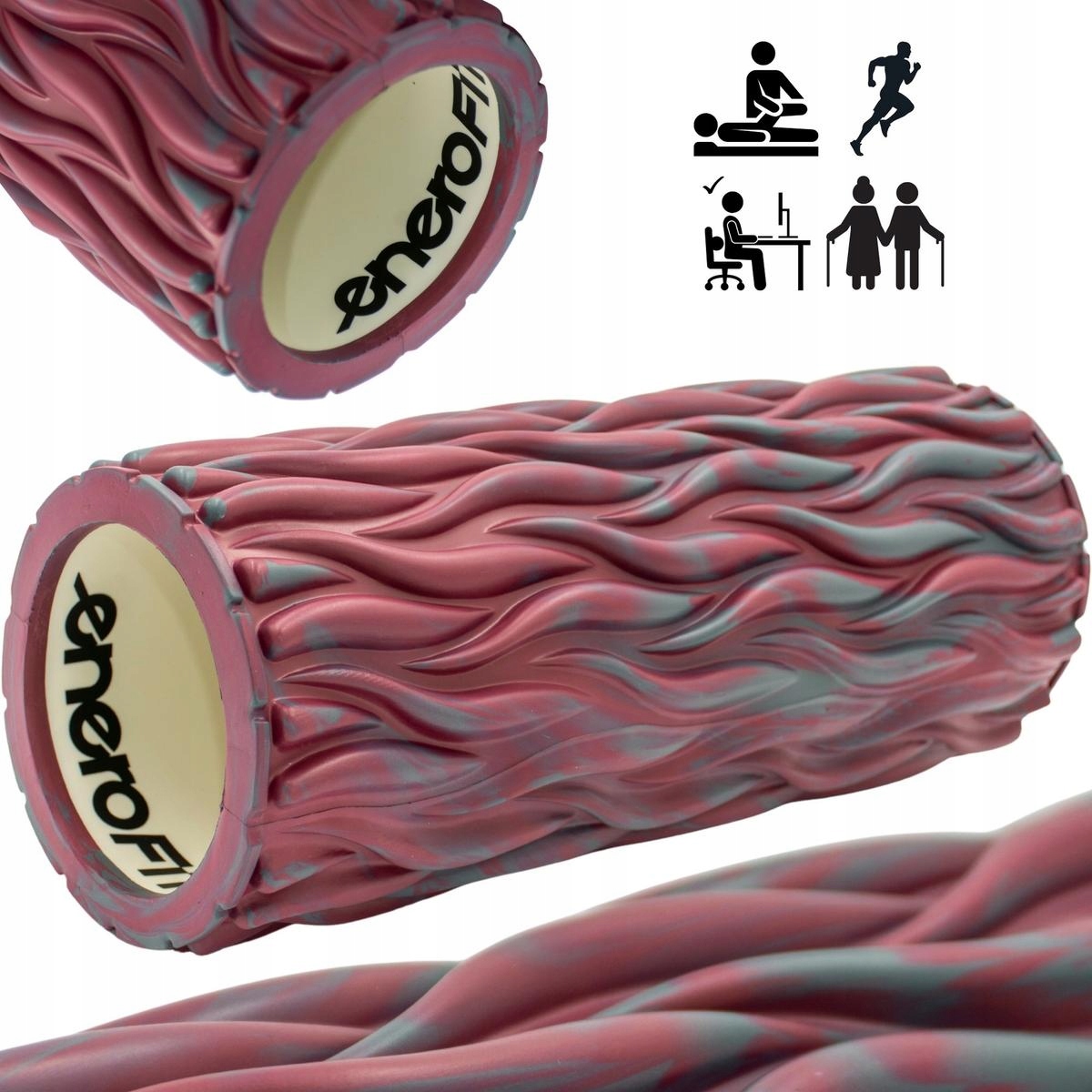Wałek Roller Do Ćwiczeń 14x33CM Enero Fit