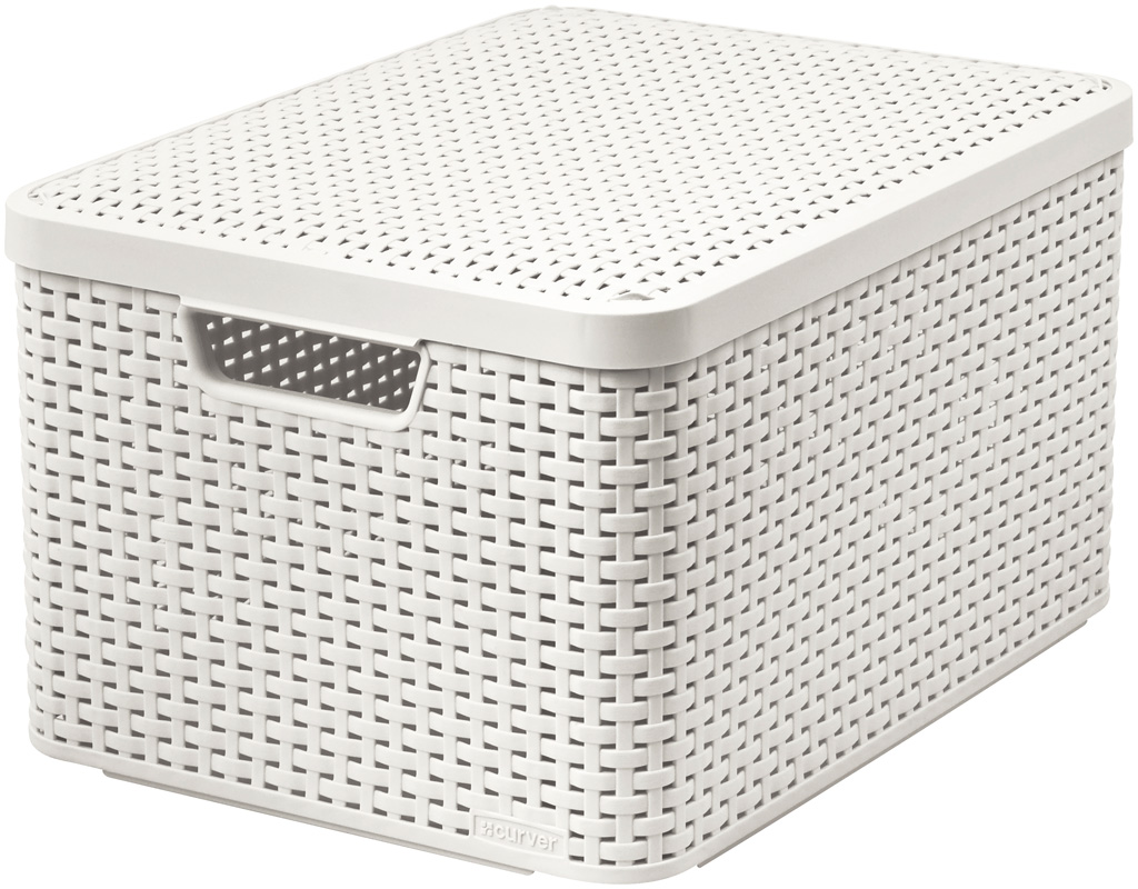 

Curver koszyk, pojemnik Rattan Syle L pokrywa 30l