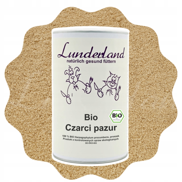 Levně Čertí dráp Lunderland Bio Ekologický doplněk na klouby pro zvířata