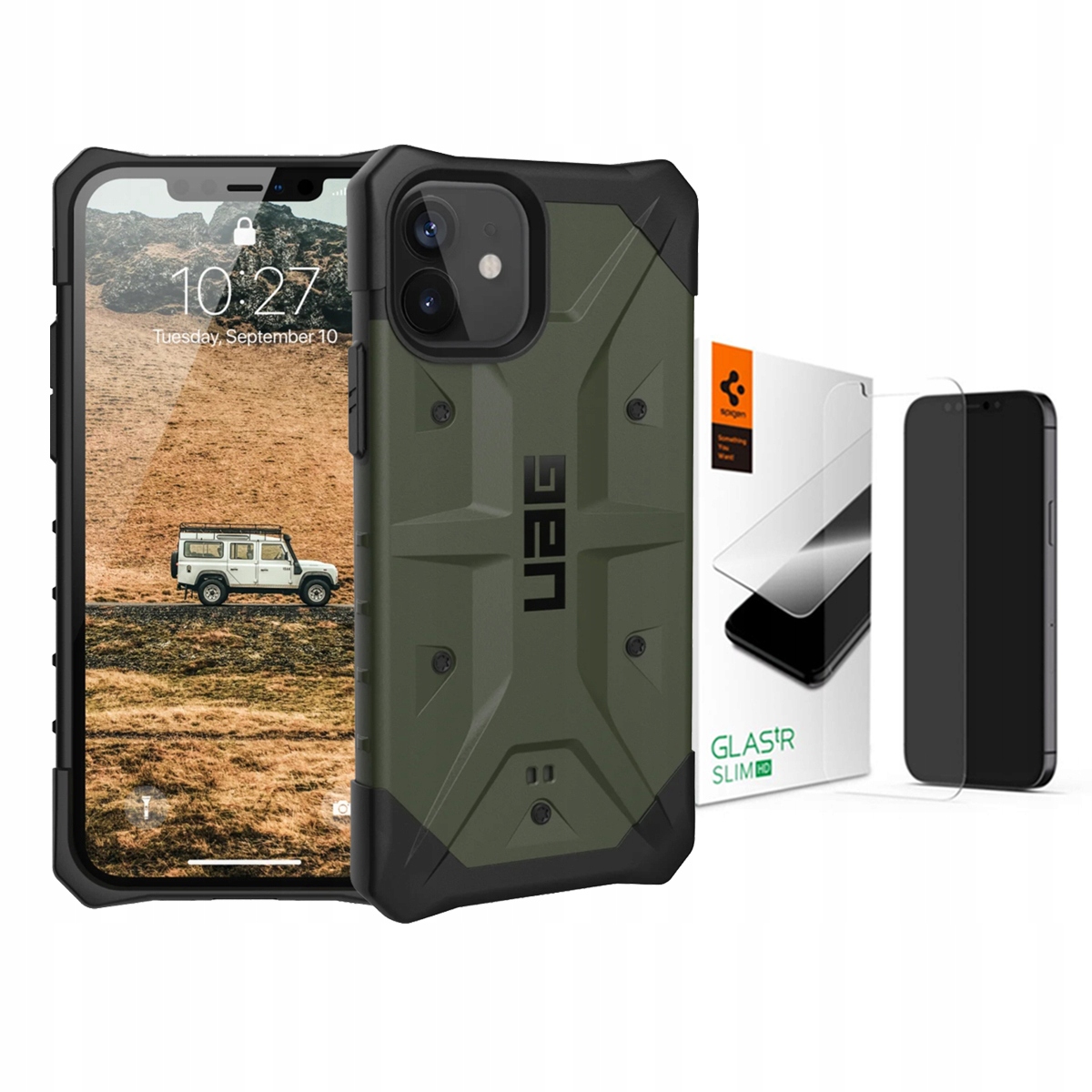 

Uag Etui Case Do Iphone 12/12 Pro + Szkło Spigen