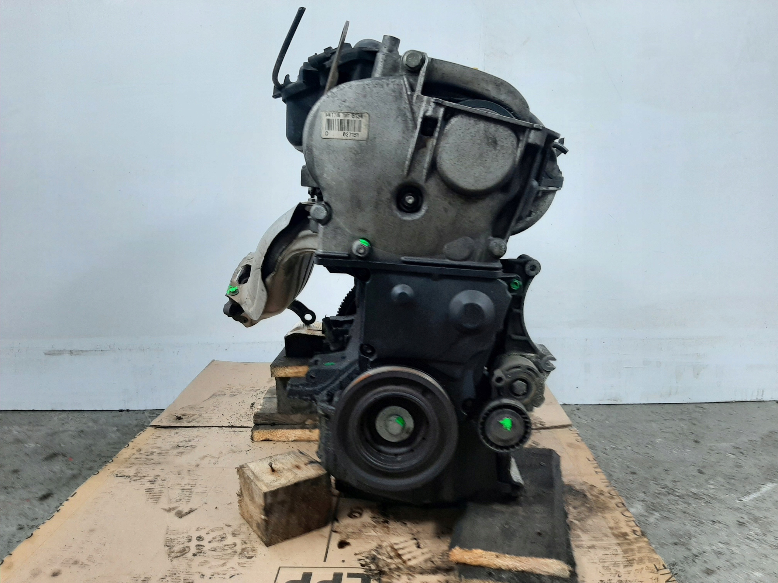 renault MEGANE II 1.6 16V 02R Двигатель K4M760 83KW 113KM