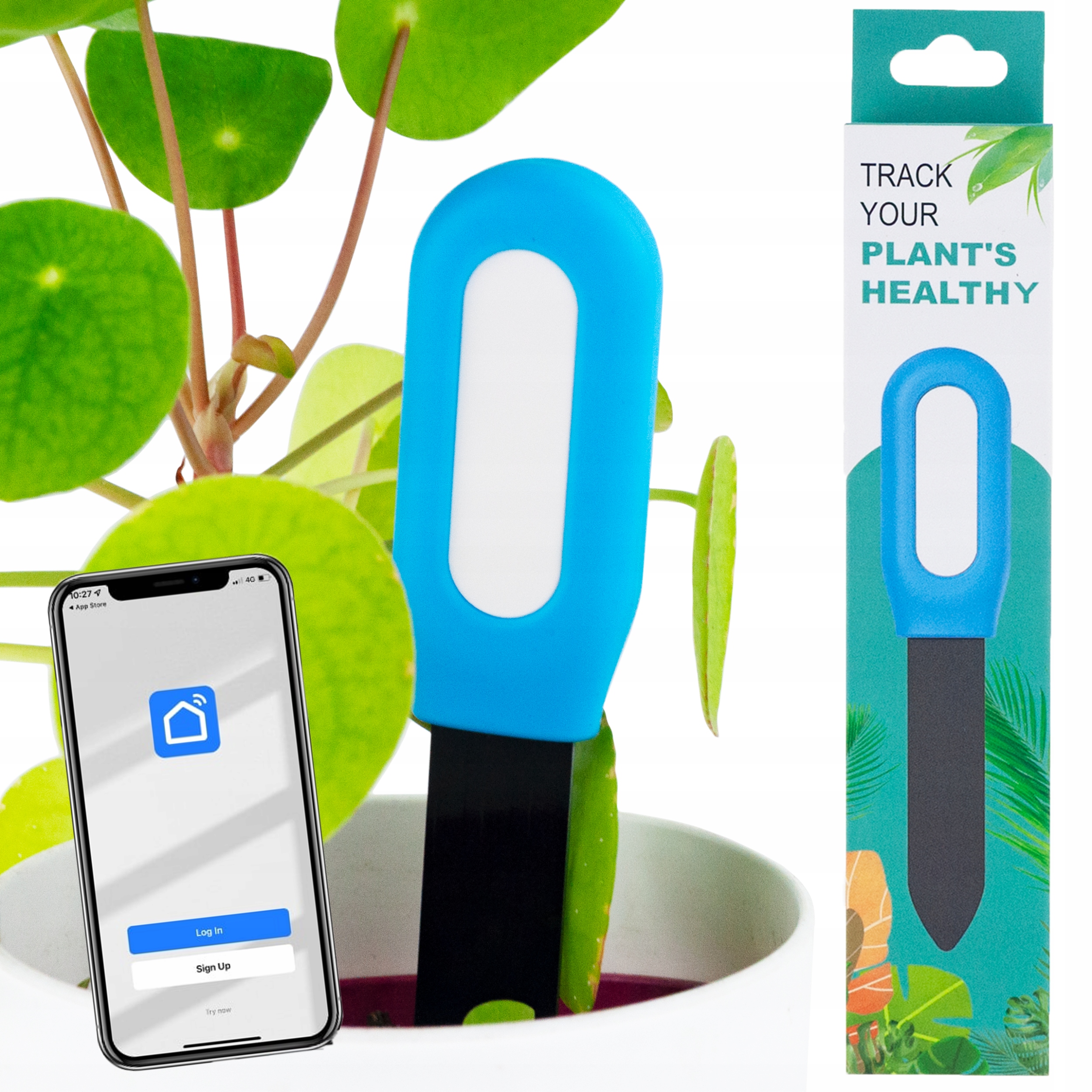 Tester, Senzor Vlhkosti Půdy A Okolní Teploty, Měření Bluetooth