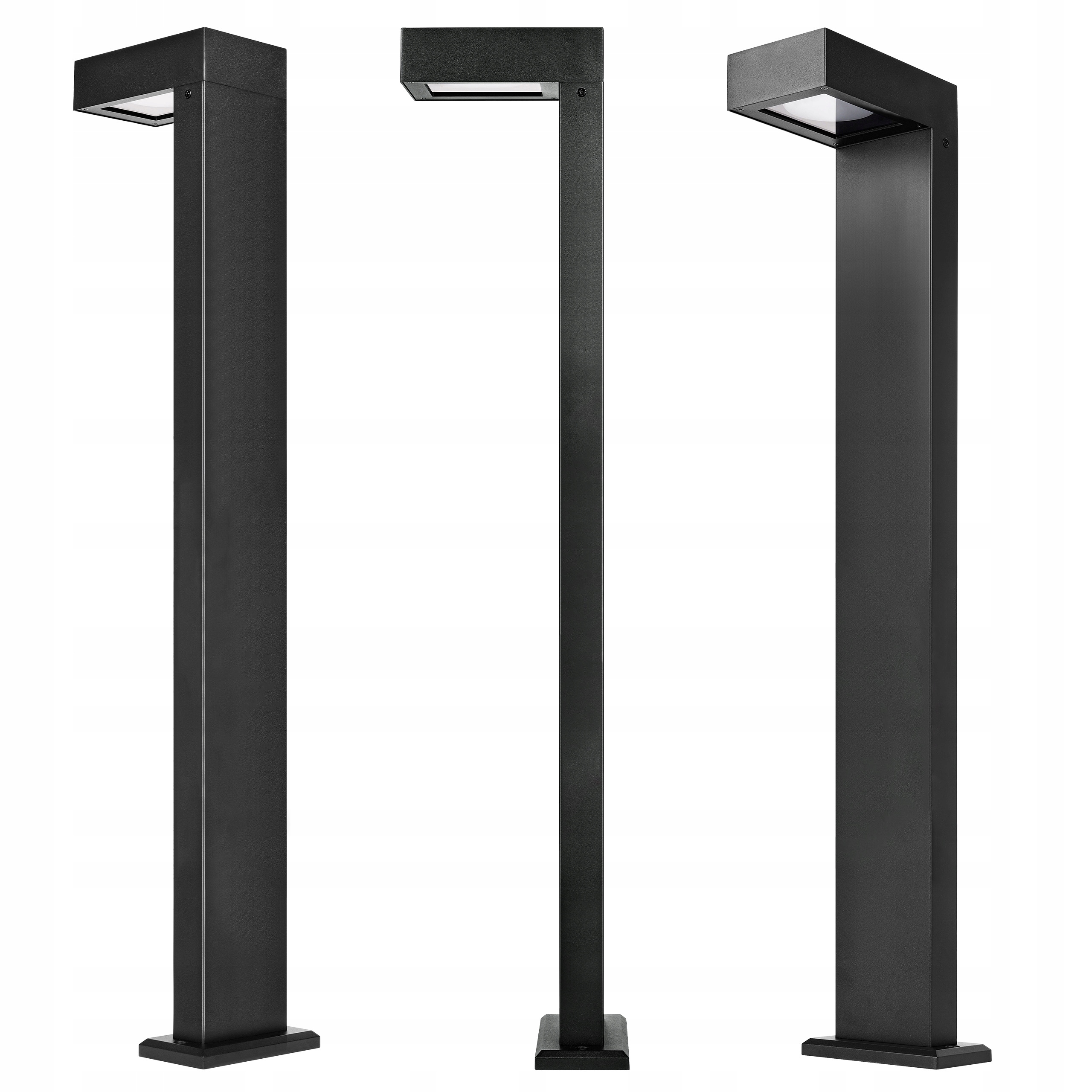 Stojací zahradní lampa Sloupek 60 cm venkovní GX53 Led černá