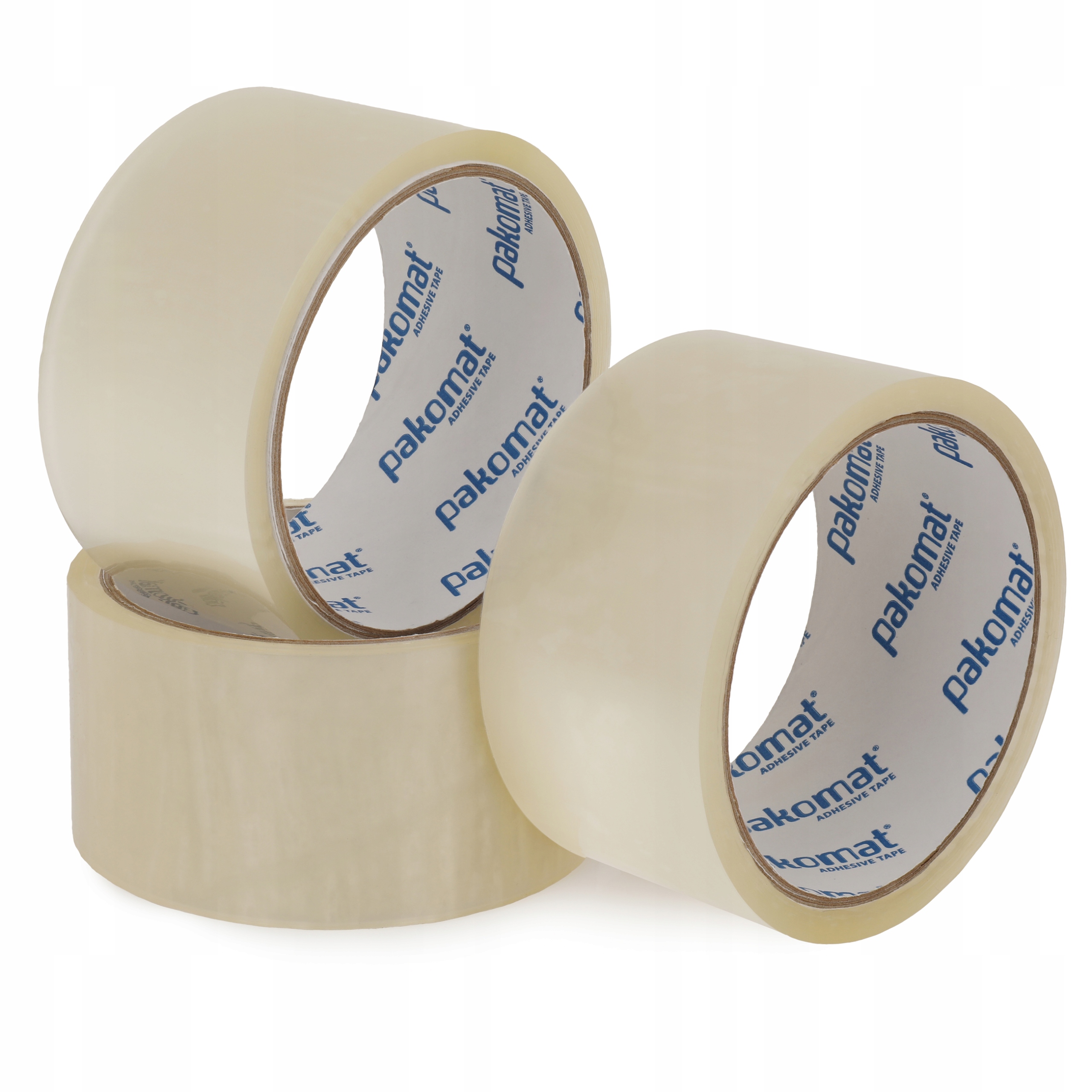 Taśma pakowa klejąca bezbarwna przezroczysta 48x50y PAKOMAT Długość 43 m