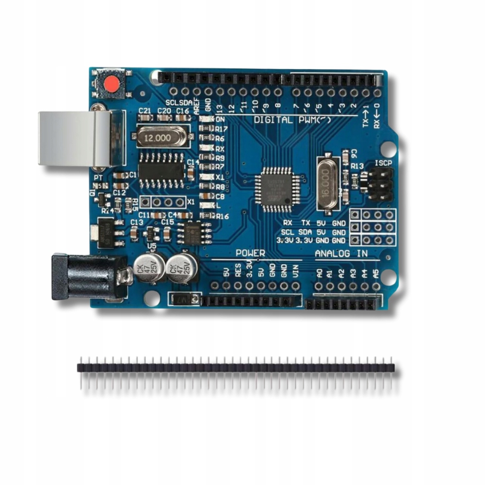 Moduł ATMEGA328 Kompatybilny z Arduino UNO CH340 AVR EDU + GOLDPIN Uno R3 EAN (GTIN) 5905323233751