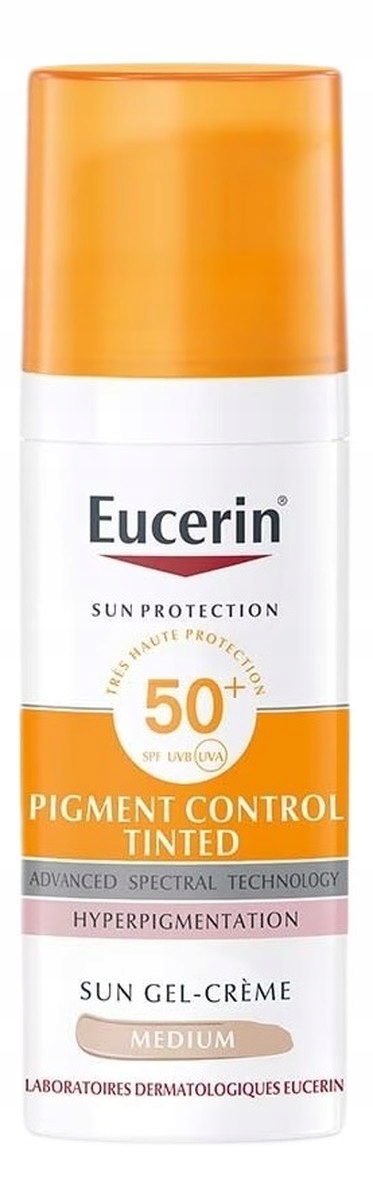 Eucerin Sun SPF50+ Koloryzujący fluid przeciw przebarwieniom Medium 50 ml