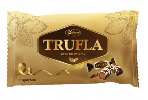 Cukierki Vobro Trufla dekorowana czekoladowa 1 kg