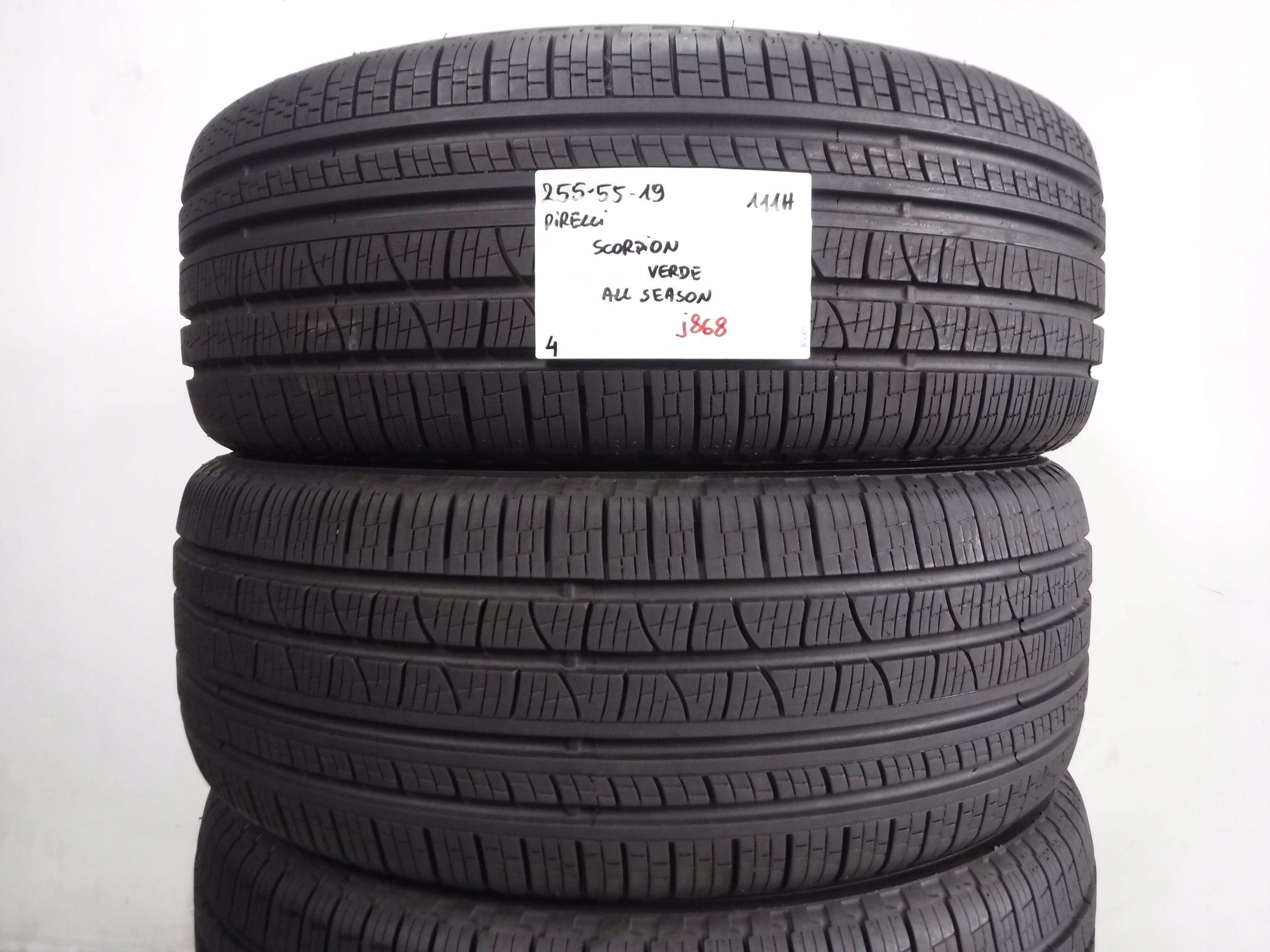 ВСЕСЕЗОННІ ШИНИ PIRELLI SCORPION VERDE 255/55/19
