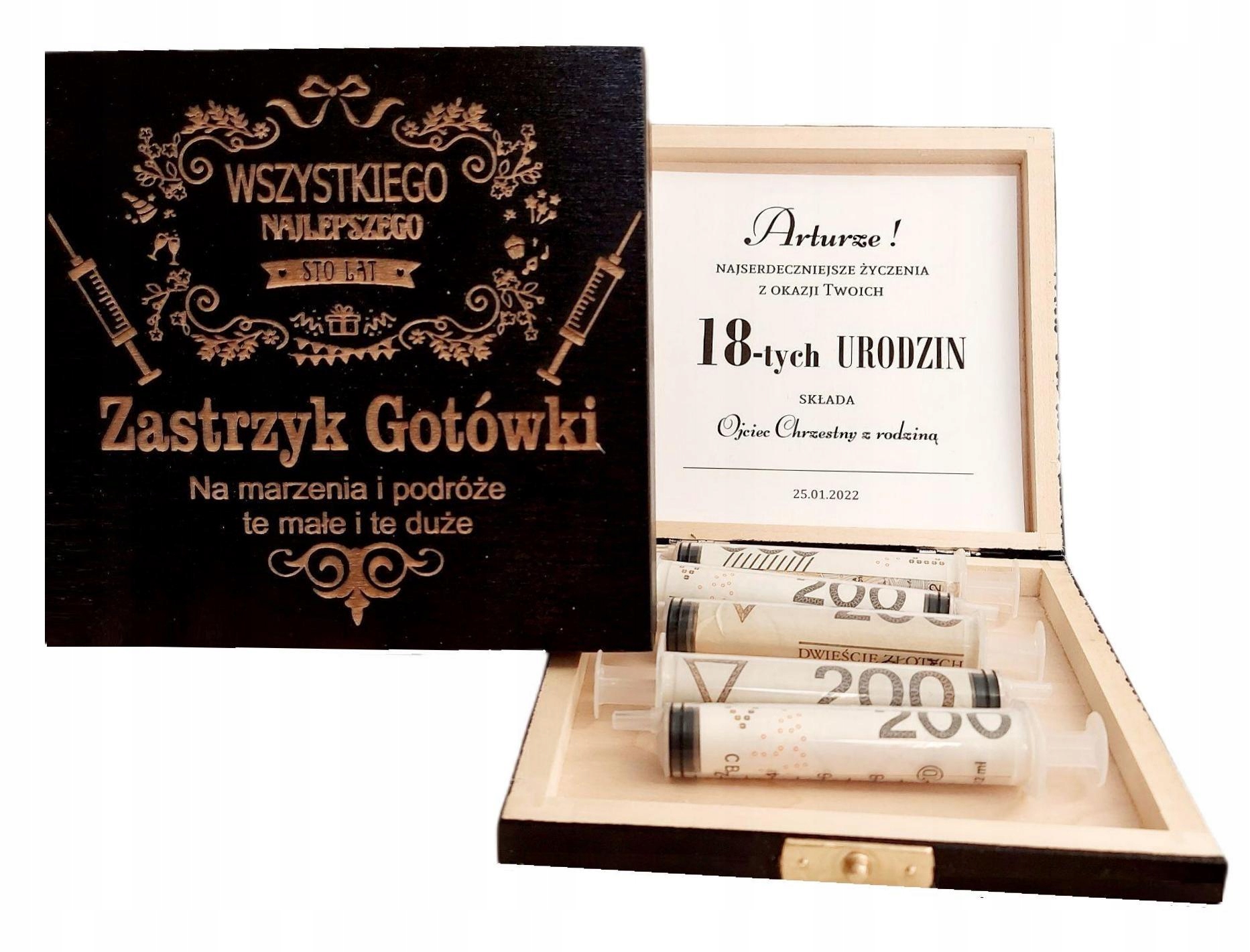

Zastrzyk gotówki urodzinowy z Grawerem 3