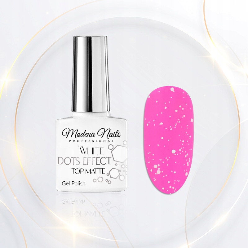 

Modena Nails White Dots Effect Top Matte 7,3ml