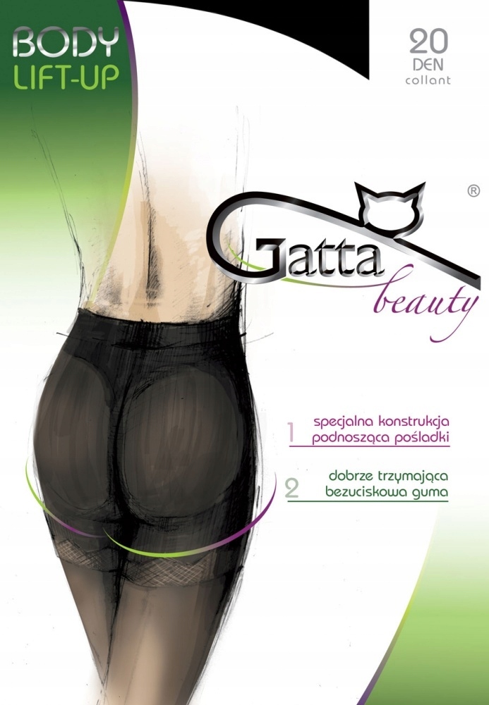 

Rajstopy Body Lift-up 20 Den Gatta: visone, 2/S