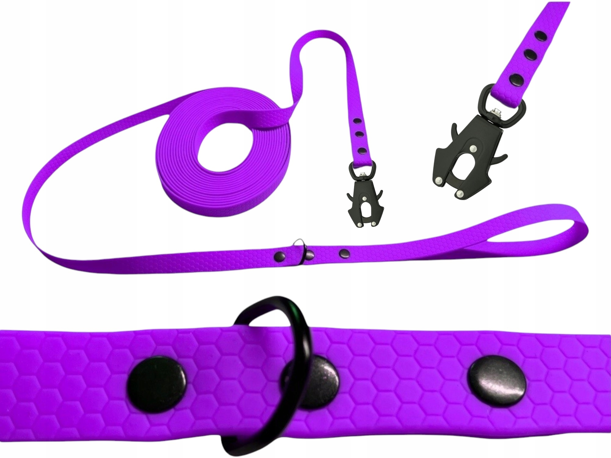 Vodítko Vodotěsné Lanko Měkká Trénink Biothane Pvc Frog Edition 15M 16MM