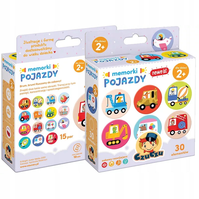 CzuCzu Gra Memorki pojazdy 2+